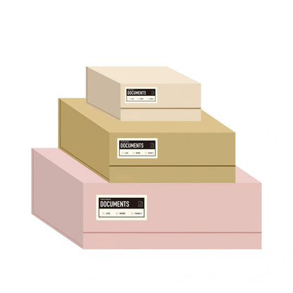 Index Eco-Friendly Lidded Storage Box Set – Set B