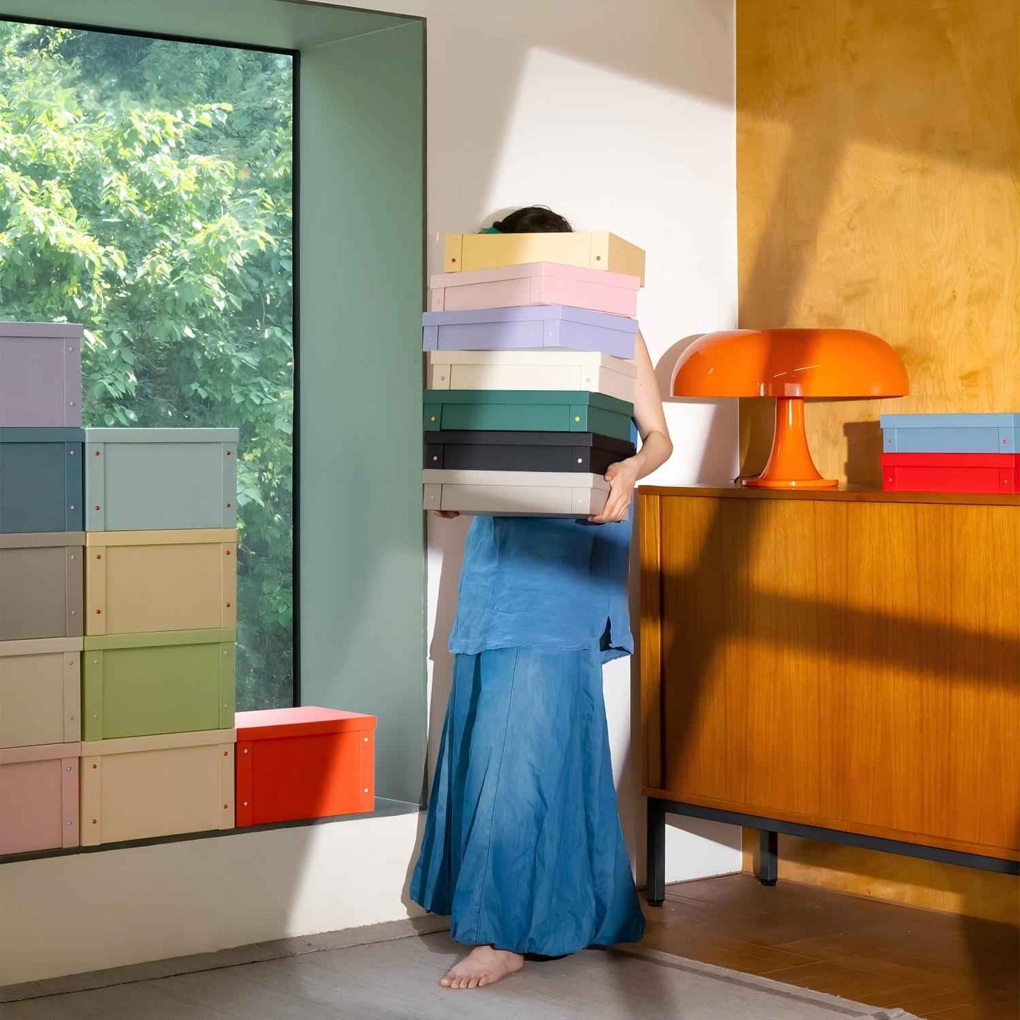 Eco-friendly paper storage box