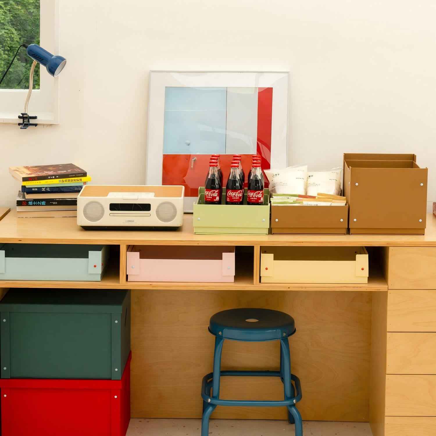 Layer Stackable Paper Storage Box