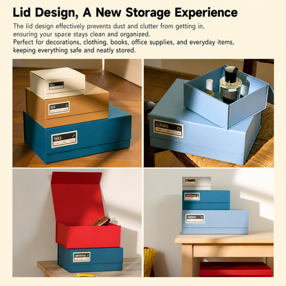 Index Eco-Friendly Lidded Storage Box Set – Set A
