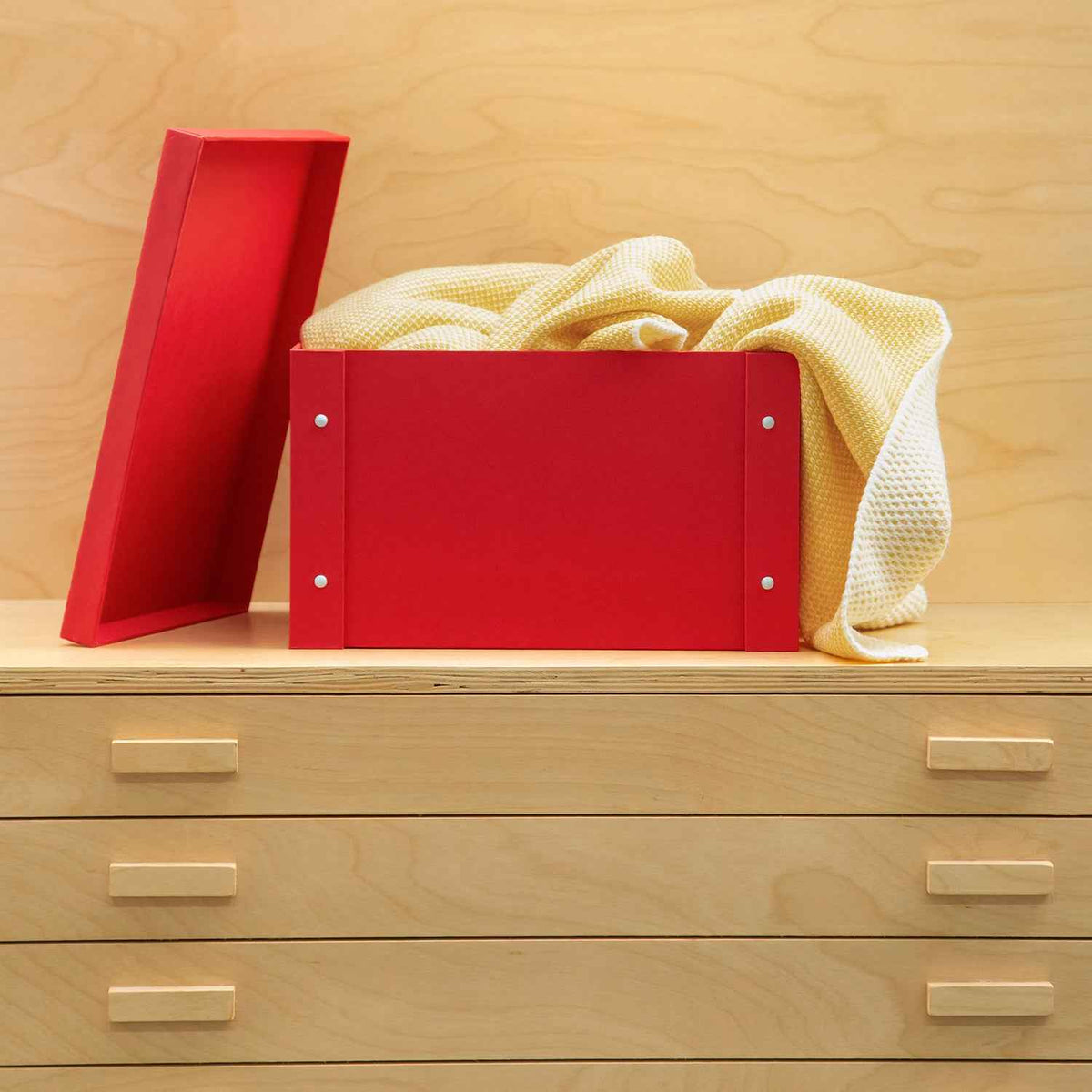 Eco-friendly Paper Storage Box [Set of 2]