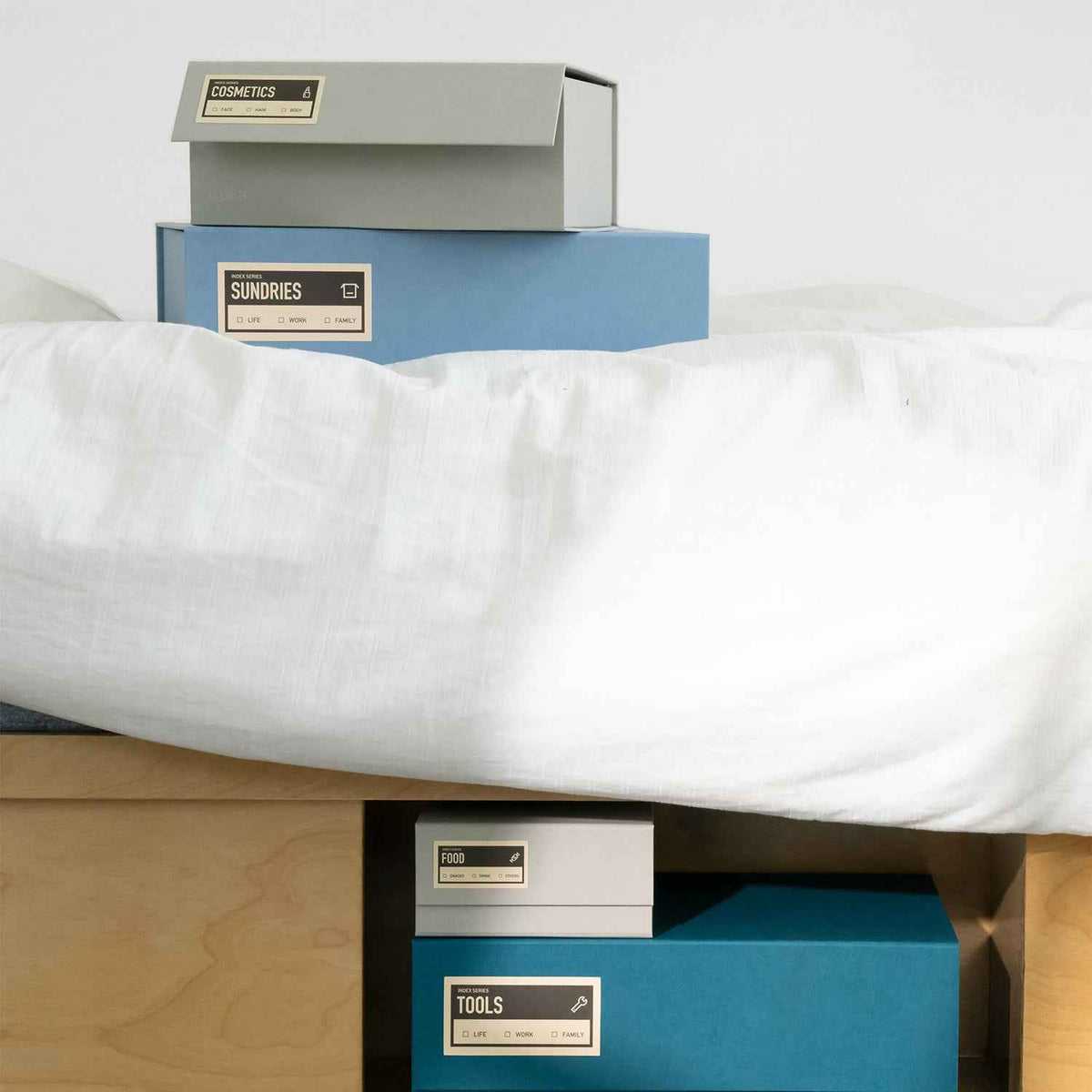 Index Eco-Friendly Lidded Storage Box Set – Set C
