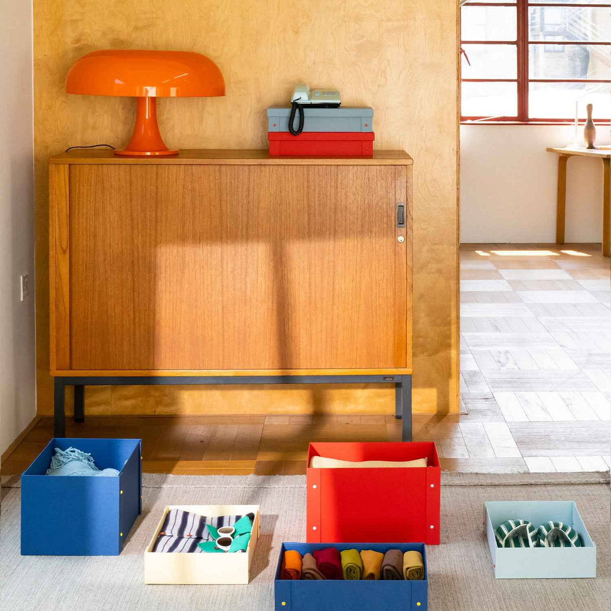 Eco-friendly Paper Storage Box [Set of 2]
