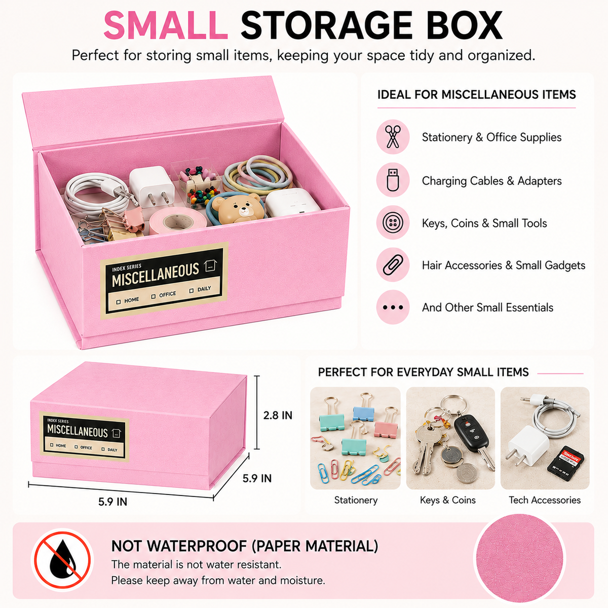 Eco-Friendly Paper Storage Box
