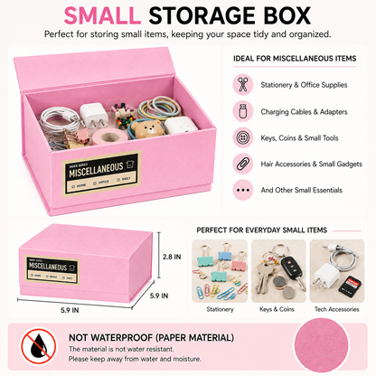 Eco-Friendly Paper Storage Box