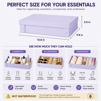 Eco-friendly paper storage box-samll