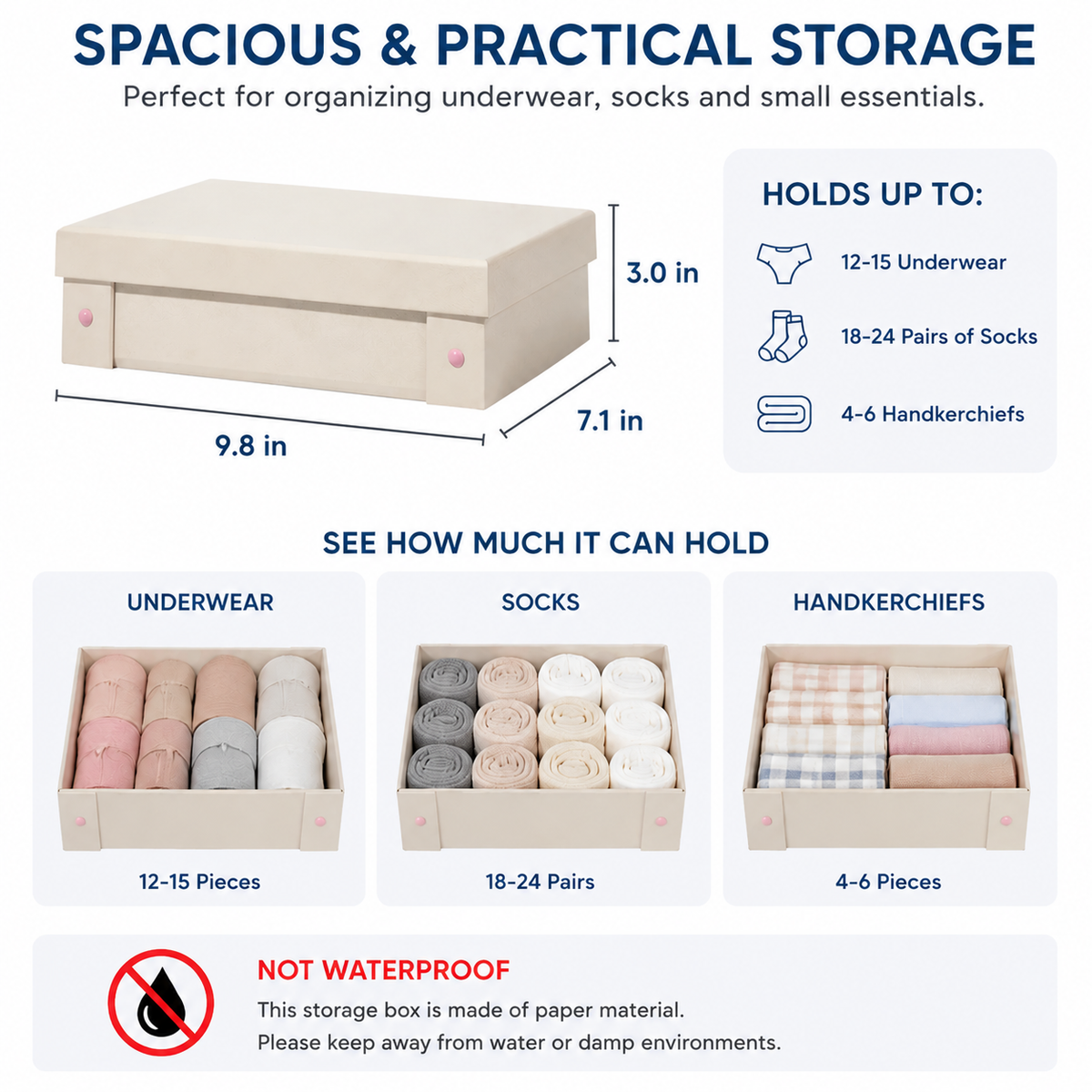 Eco-Friendly Paper Storage Box-mini