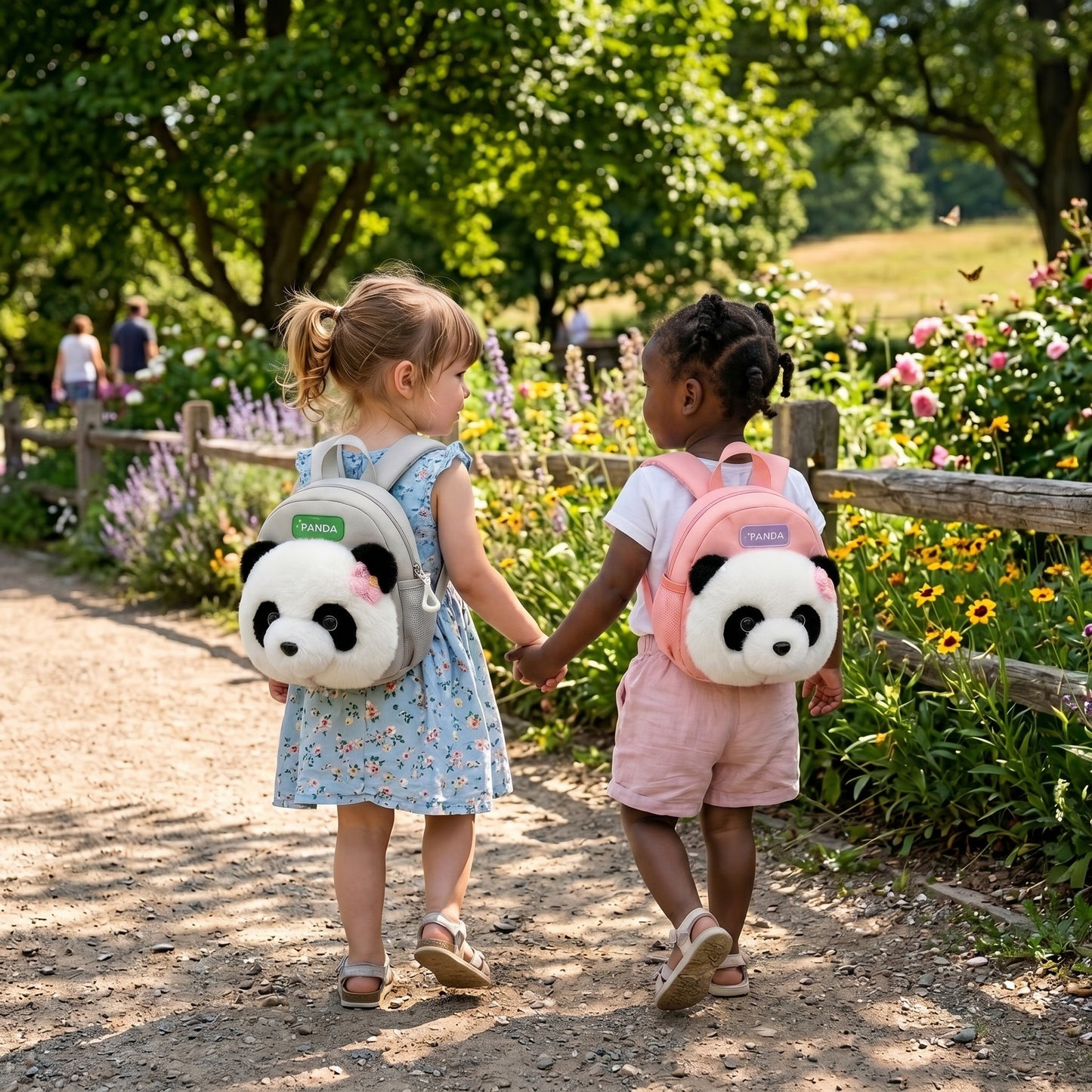 Kids Panda Plush Backpack