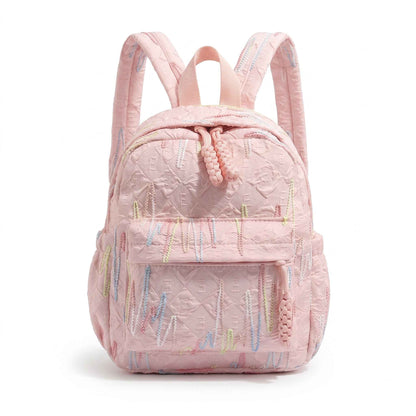 Lightweight Embroidered School Daily Backpack