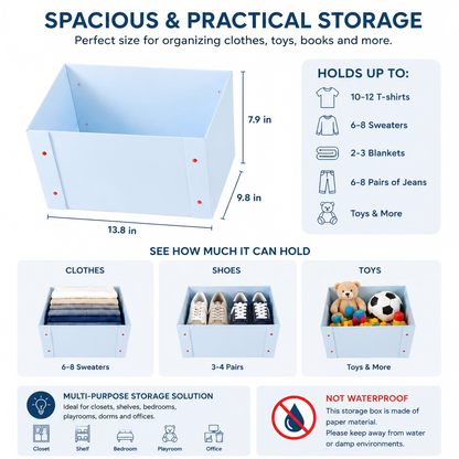 Eco-Friendly Paper Storage Box-Large