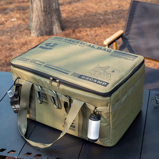 42L Cube Tactical Camping Cookware Storage Bag