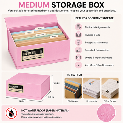 Eco-Friendly Paper Storage Box