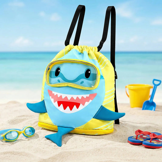 Cute Kids Wet & Dry Separation Beach Swimming Bag