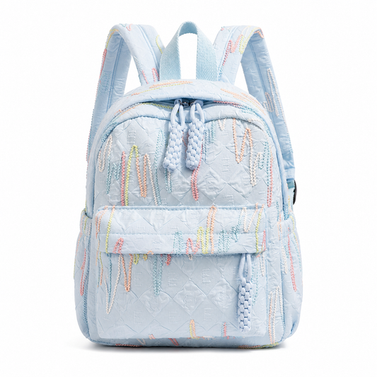 Lightweight Embroidered School Daily Backpack