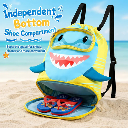 Cute Kids Wet & Dry Separation Beach Swimming Bag