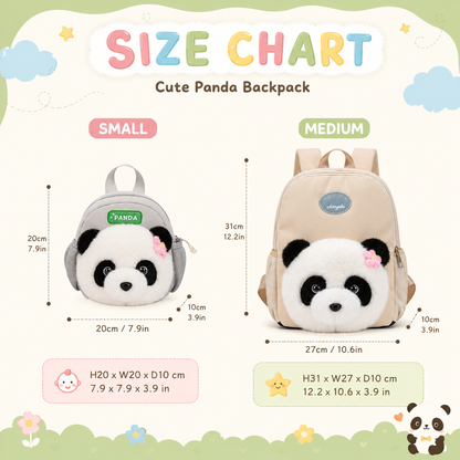 Kids Panda Plush Backpack