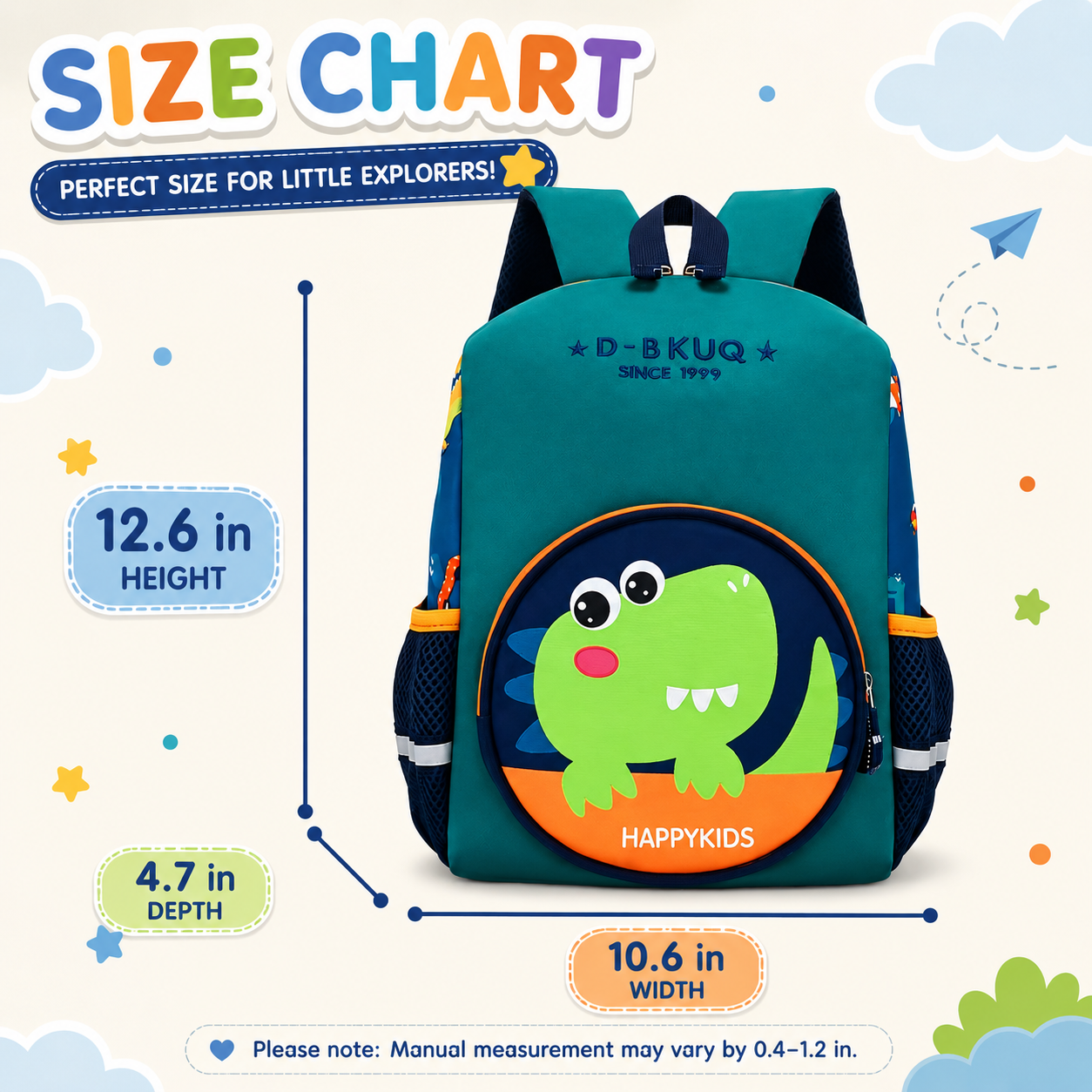 Cute Dinosaur Kids Daily Backpack