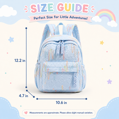 Lightweight Embroidered School Daily Backpack
