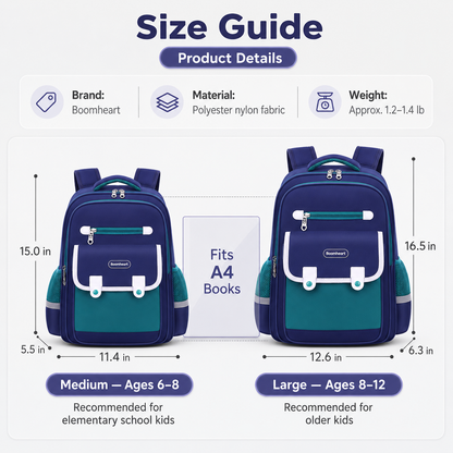 Kids Ergonomic School Backpack with Large Capacity