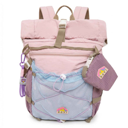 Lightweight Roll-Top Travel Backpack for Teens (Ages 10+)