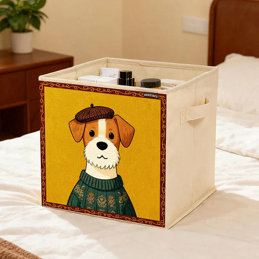 DIY Artistic Animal Portrait Foldable Storage Cube