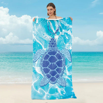 2 in 1 Quick Dry Beach Towel Bag