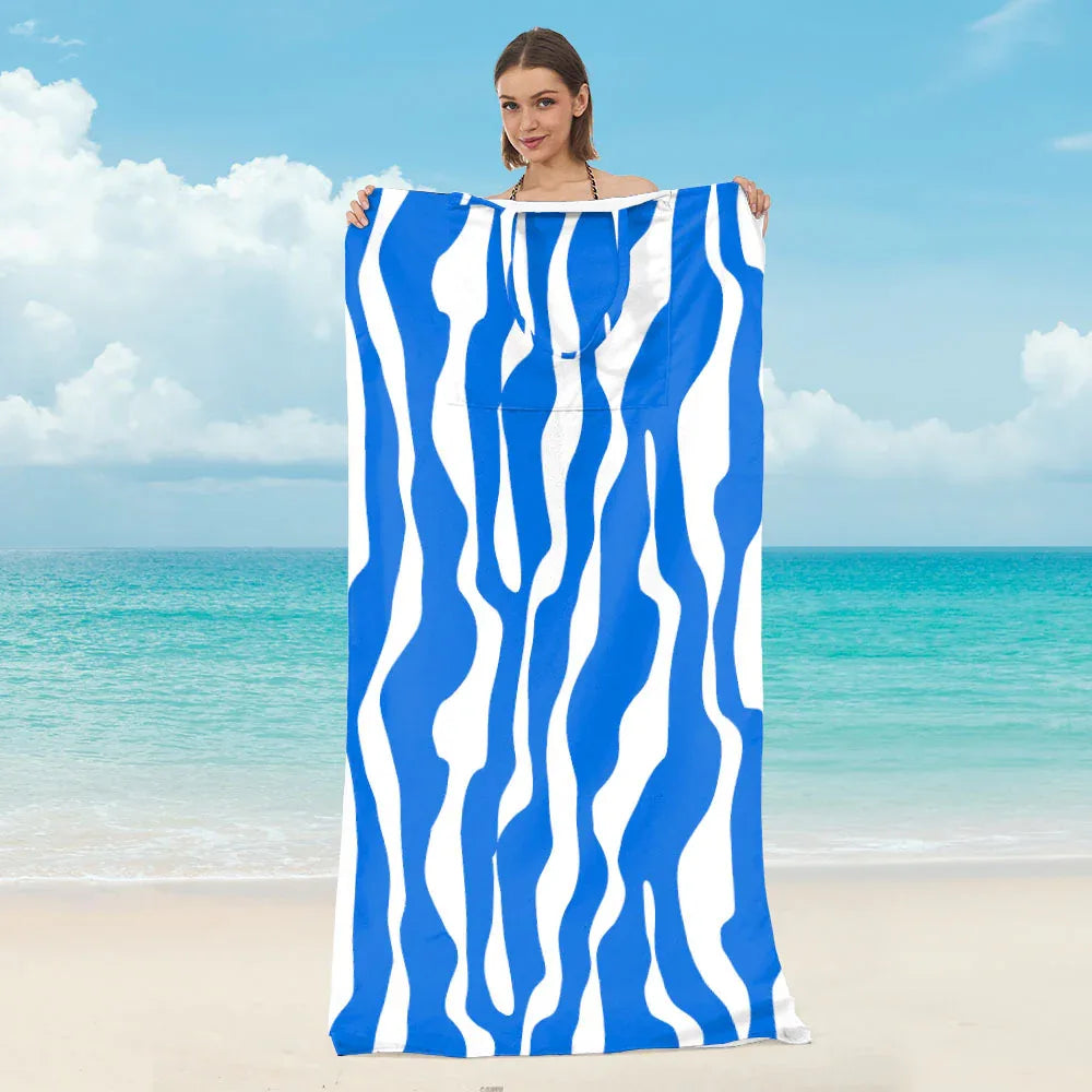 2 in 1 Quick Dry Beach Towel Bag