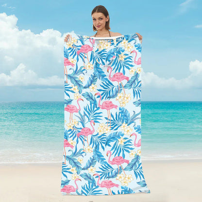 2 in 1 Quick Dry Beach Towel Bag