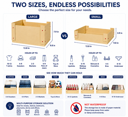 Stackable Paper Storage Box