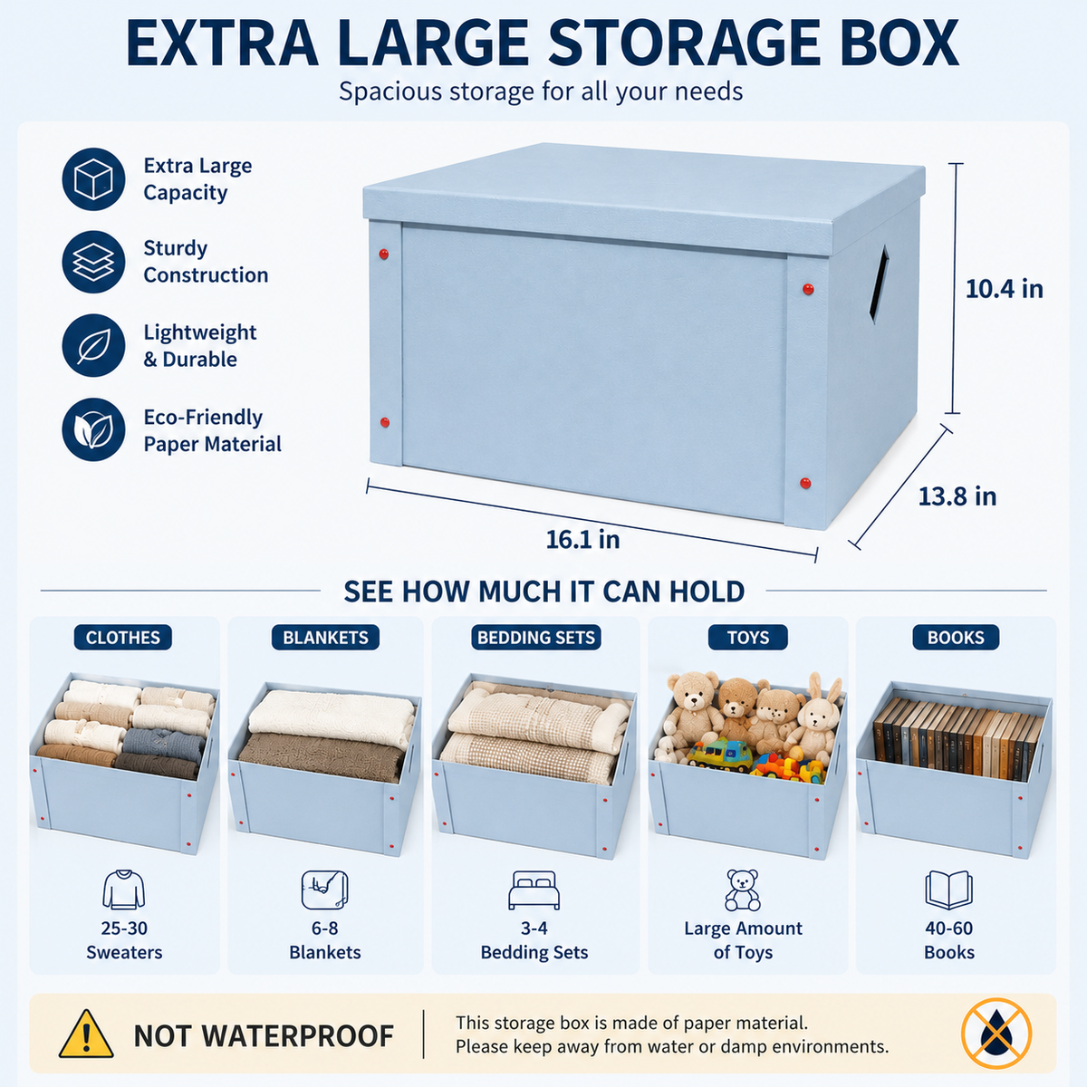 Eco-Friendly Storage Box-Extra Large